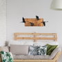Wallity Goose Accesorio decorativo de pared Negro y Nogal